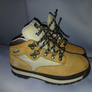 Timberland  little boys gold  boots size 1